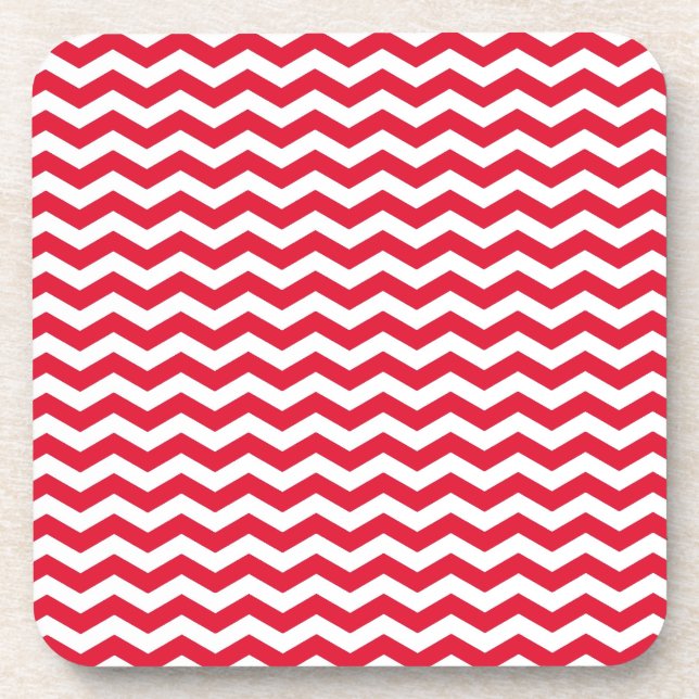 Tahitian Orchid Wave Chevron Coaster (Front)