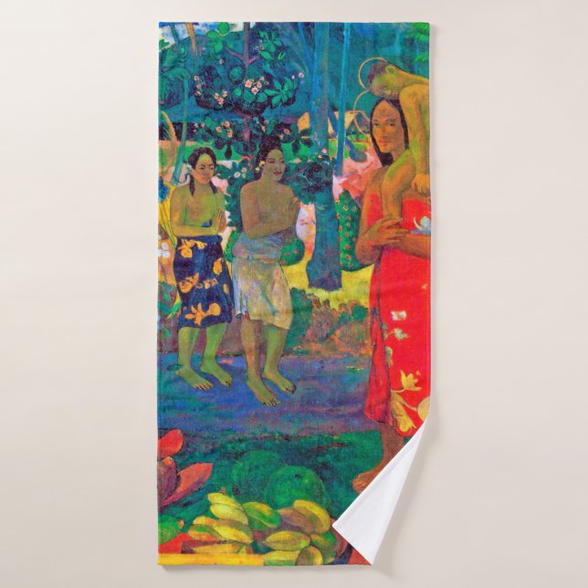 Tahitian Women, Gauguin Bath Towel (Bath Towel)
