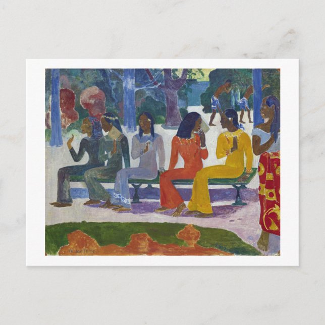 Tahitian Women, Gauguin Postcard (Front)