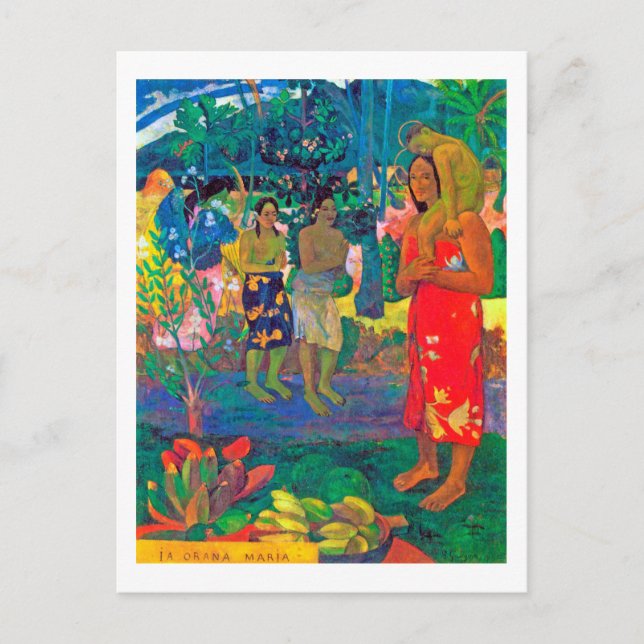 Tahitian Women, Gauguin Postcard (Front)