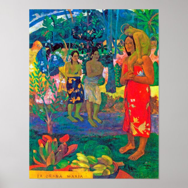Tahitian Women, Gauguin Poster (Front)