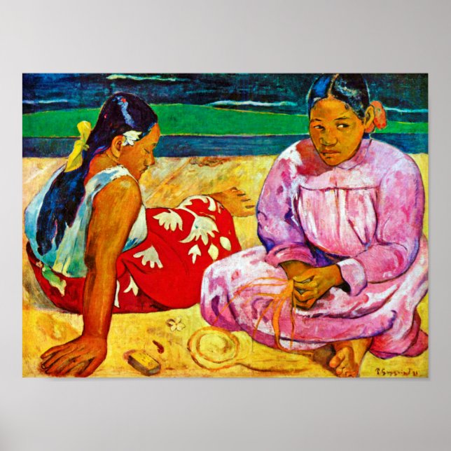 Tahitian Women, Gauguin Poster (Front)