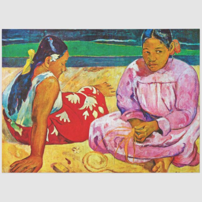 Tahitian Women, Gauguin Tissue Paper (Front)