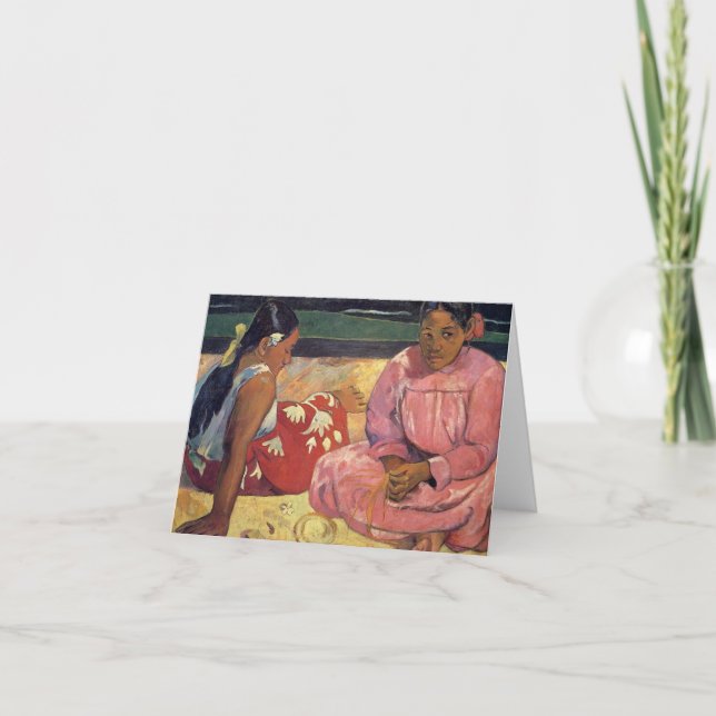 'Tahitian Women on the Beach' - Paul Gauguin Card (Front)