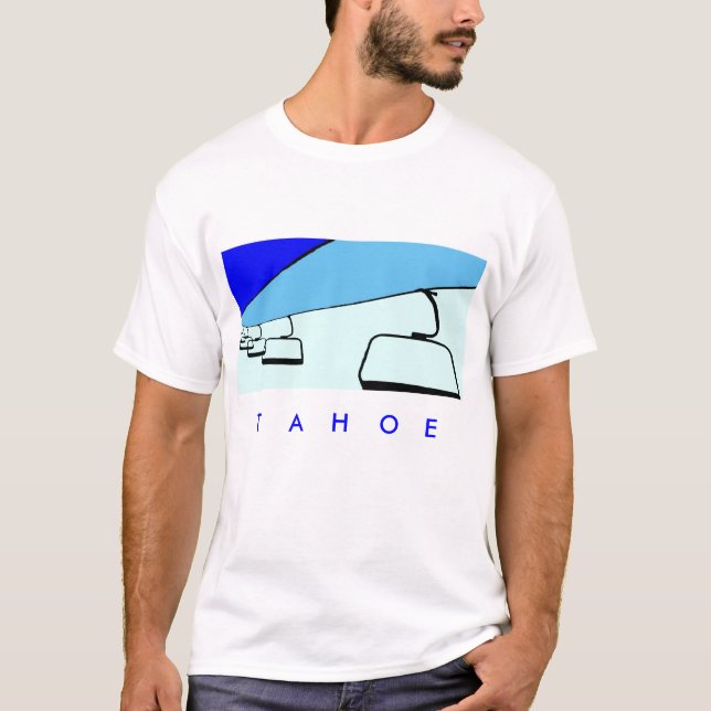 tahoe chairlift T-Shirt (Front)