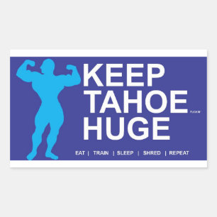 Tahoe Huge Rectangular Sticker