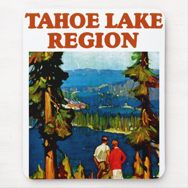 Tahoe Lake Region Mouse Mat (Front)