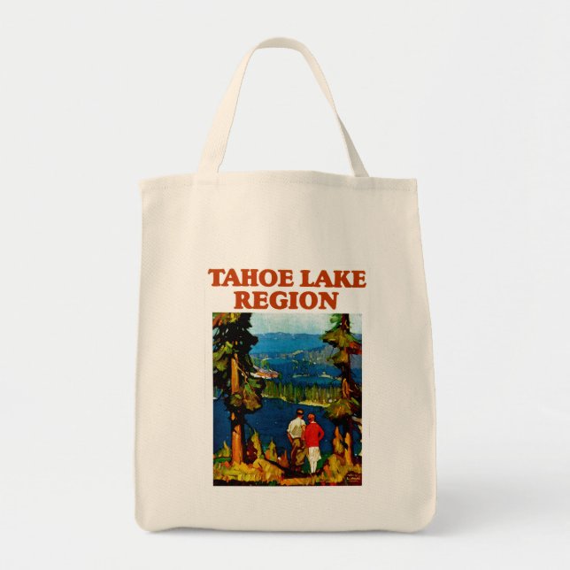 Tahoe Lake Region Tote Bag (Front)
