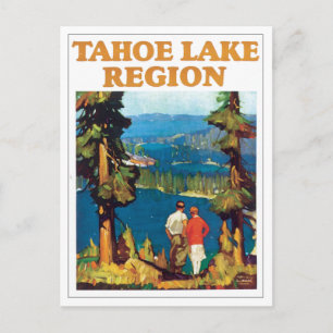Tahoe Lake Region Vintage Postcard