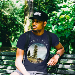 Tahoe Lake Watercolor painting T-Shirt