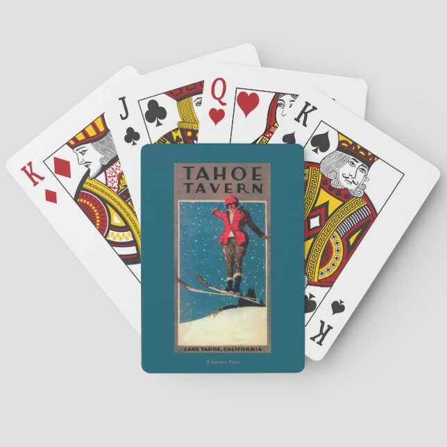 Tahoe Tavern Promo Poster Playing Cards (Back)