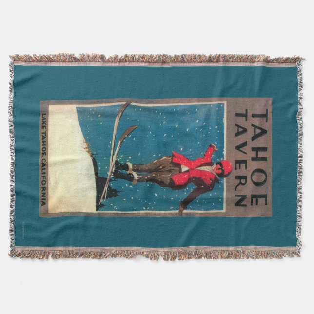 Tahoe Tavern Promo Poster Throw Blanket (Front)
