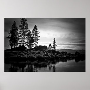 Tahoe's Heavenly Glass Poster