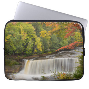 Tahquamenon Falls in Fall Laptop Sleeve