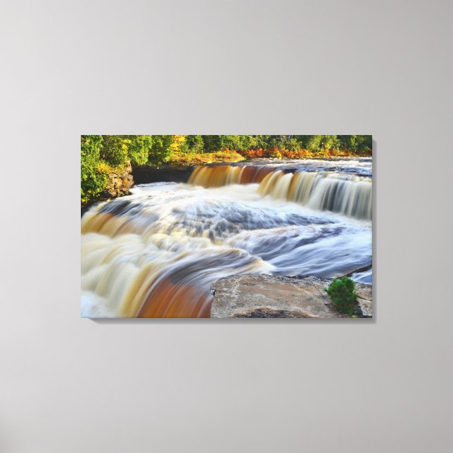 Tahquamenon Falls Paradise Michigan Canvas Print (Front)