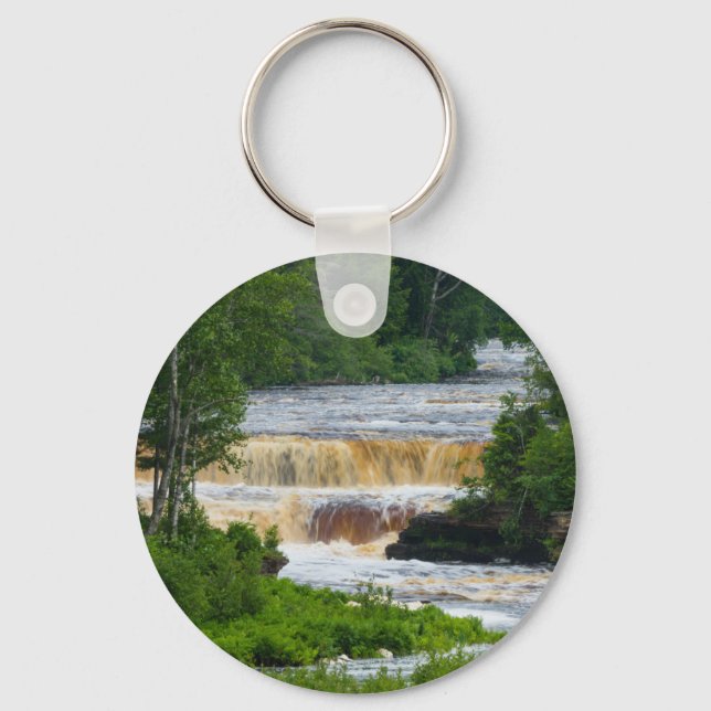Tahquamenon Lower Falls Key Ring (Front)
