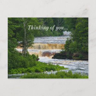 Tahquamenon Lower Falls Thinking Of You Postcard