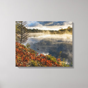 Tahquamenon River Sunrise Paradise, Michigan Canvas Print
