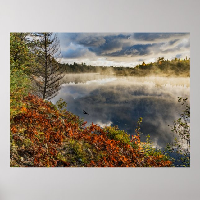 Tahquamenon River Sunrise | Paradise, Michigan Poster (Front)