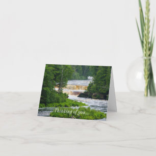Tahquamenon The Lower Falls Thinking Of You Card