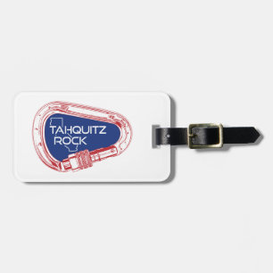 Tahquitz Rock California Climbing Carabiner Luggage Tag