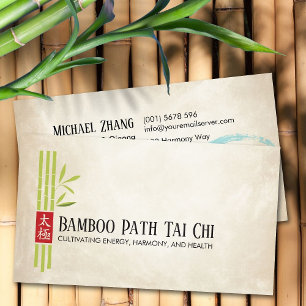 Tai Chi and Qigong - Bamboo Business Card