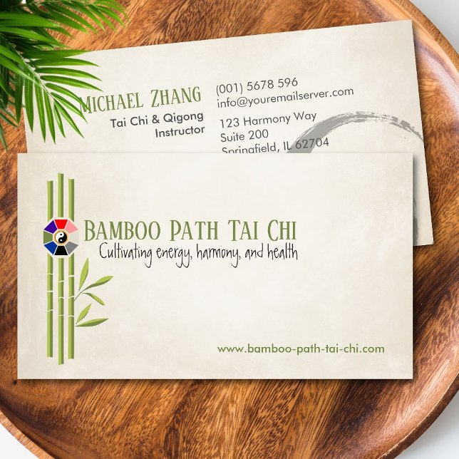 Tai Chi and Qigong - Pakua / Bagua Business Card (Creator Uploaded)
