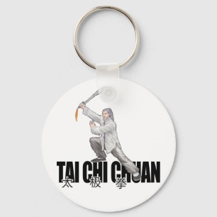 Tai Chi Broad Sword Key Ring