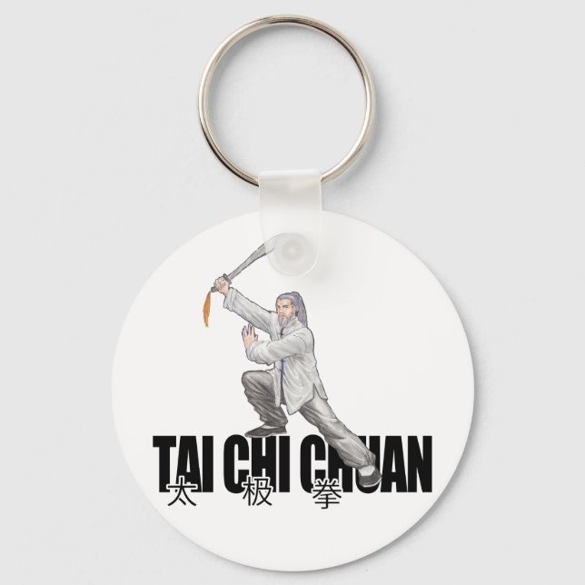 Tai Chi Broad Sword Key Ring (Front)