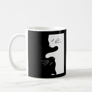Tai Chi Cat Zen Master Kitty Balance Coffee Mug
