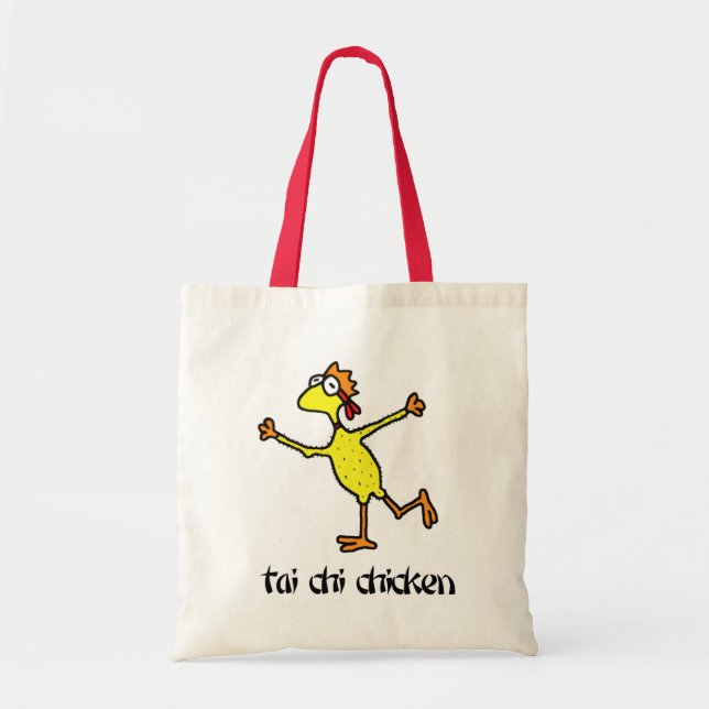 Tai Chi Chicken Tote Bag (Front)