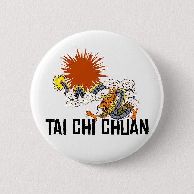 Tai Chi Chuan 6 Cm Round Badge (Front)