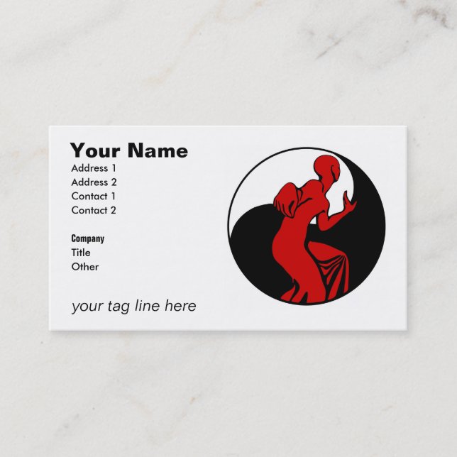 Tai Chi Chuan Business Card (Front)