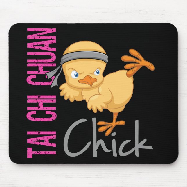 Tai Chi Chuan Chick Mouse Mat (Front)
