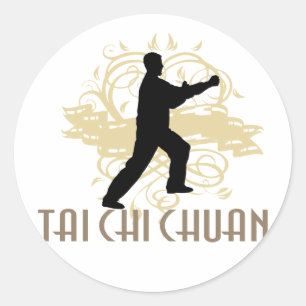 Tai Chi Chuan Classic Round Sticker