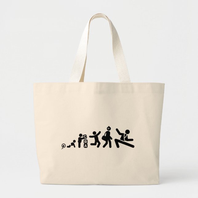 Tai Chi Chuan Large Tote Bag (Front)