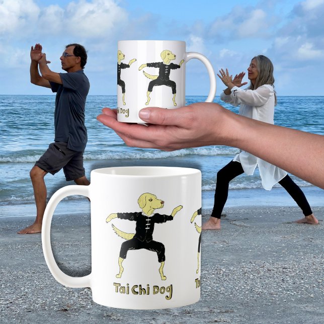 Tai Chi Dog Golden Labrador yellow lab  Coffee Mug (Creator Uploaded)