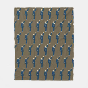Tai Chi Fleece Blanket