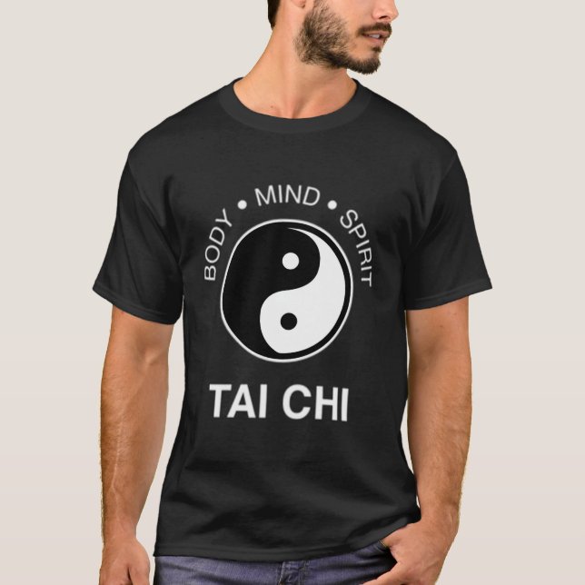 Tai Chi For Mind Body Wellness Yin Yang T-Shirt (Front)