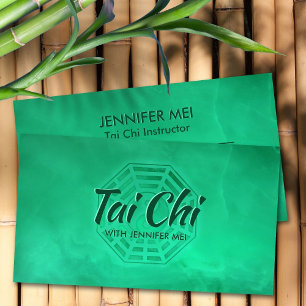 Tai Chi Jade Green Bagua / Pakua Business Card