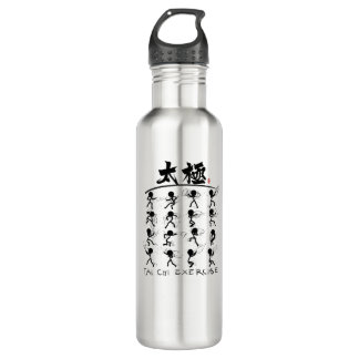 Tai Chi kung fu(功夫) 710 Ml Water Bottle