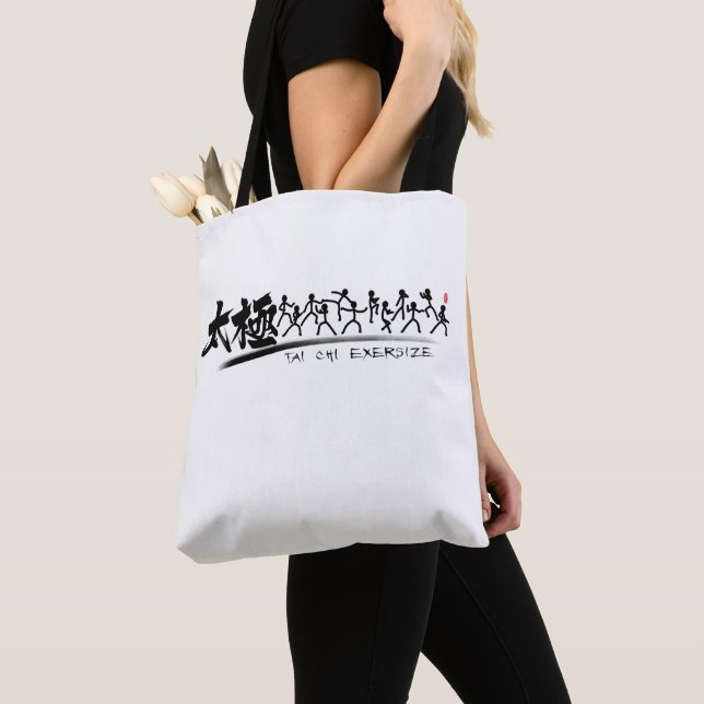 Tai Chi kung fu(功夫) Tote Bag (Close Up)