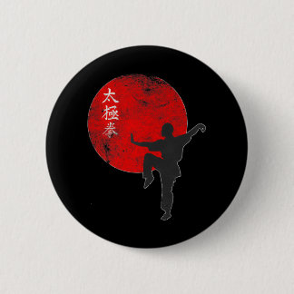 tai chi martial art spiritual 6 cm round badge