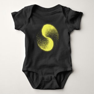Tai Chi Martial Arts 3D Yin Yang Symbol Kung Fu Baby Bodysuit