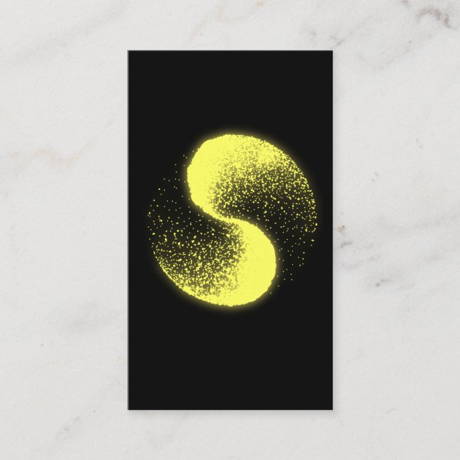 Tai Chi Martial Arts 3D Yin Yang Symbol Kung Fu Business Card (Front)