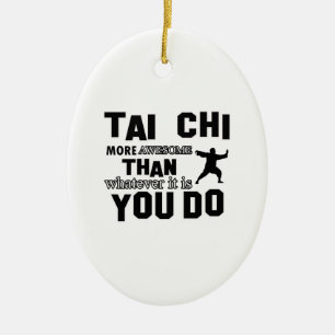 TAI CHI MARTIAL arts gifts Ceramic Tree Decoration