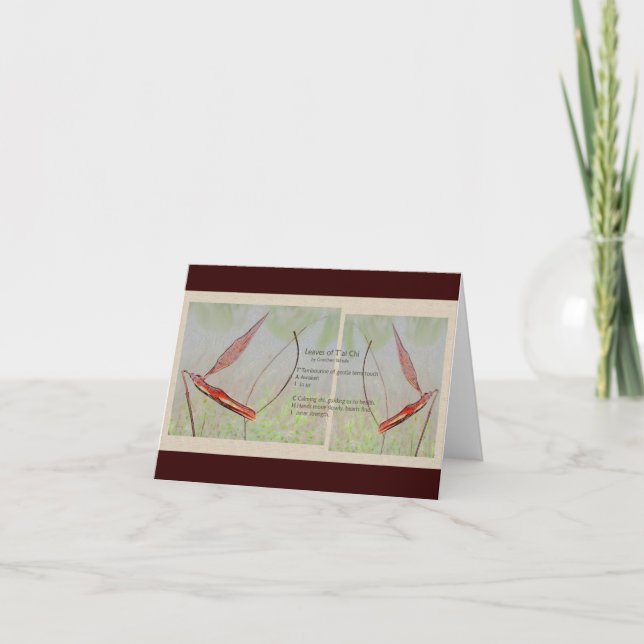 Tai Chi Note Card (Front)