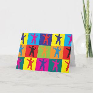 Tai Chi Pop Art Card