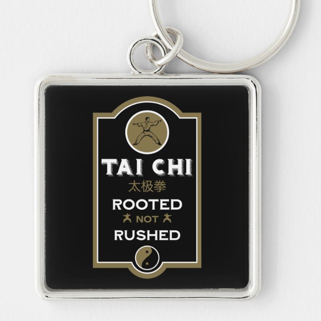 Tai Chi Practitioner Gift Key Ring (Front)