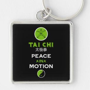 Tai Chi Practitioner Gift Key Ring